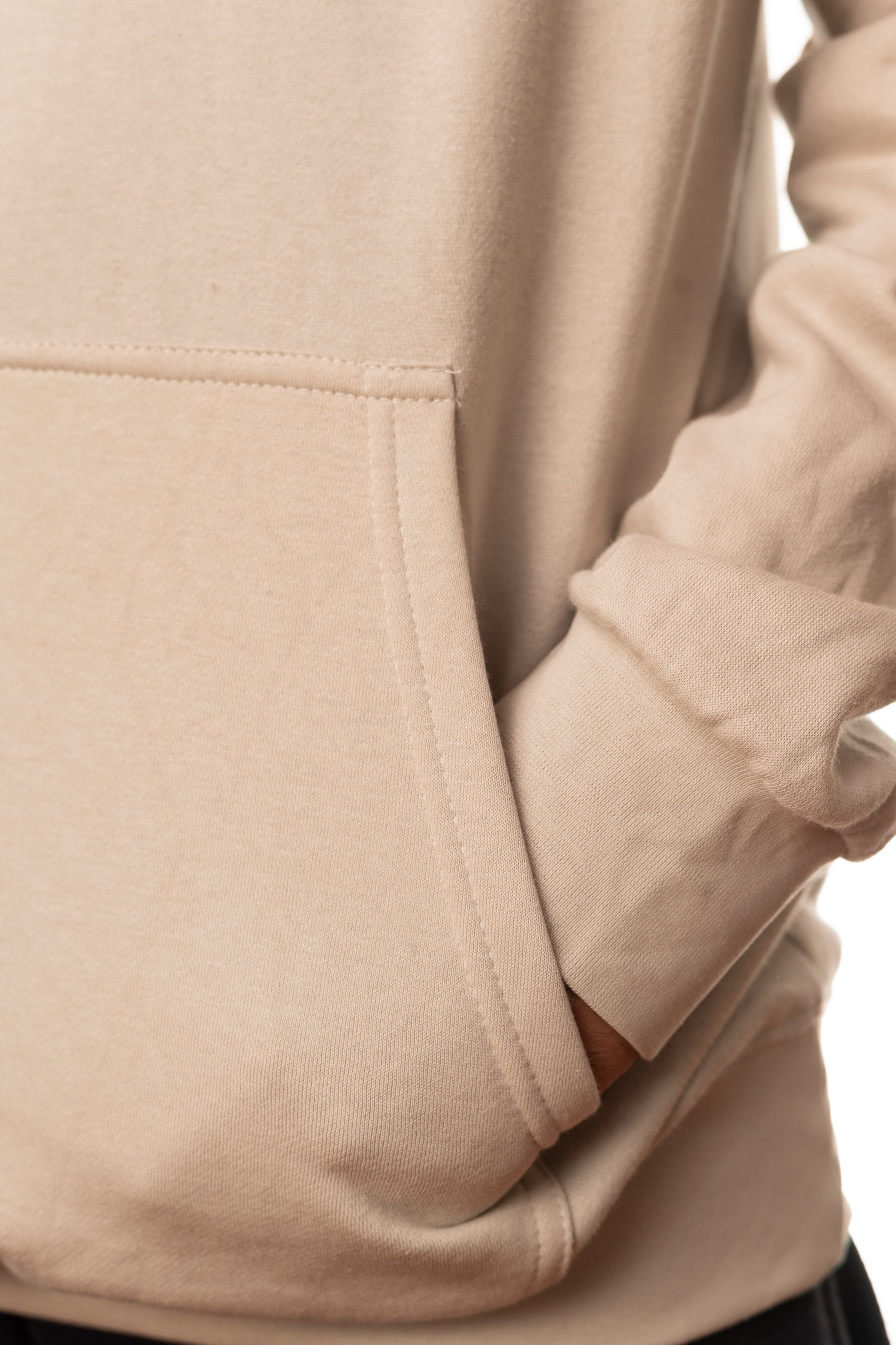 Beige hoodie