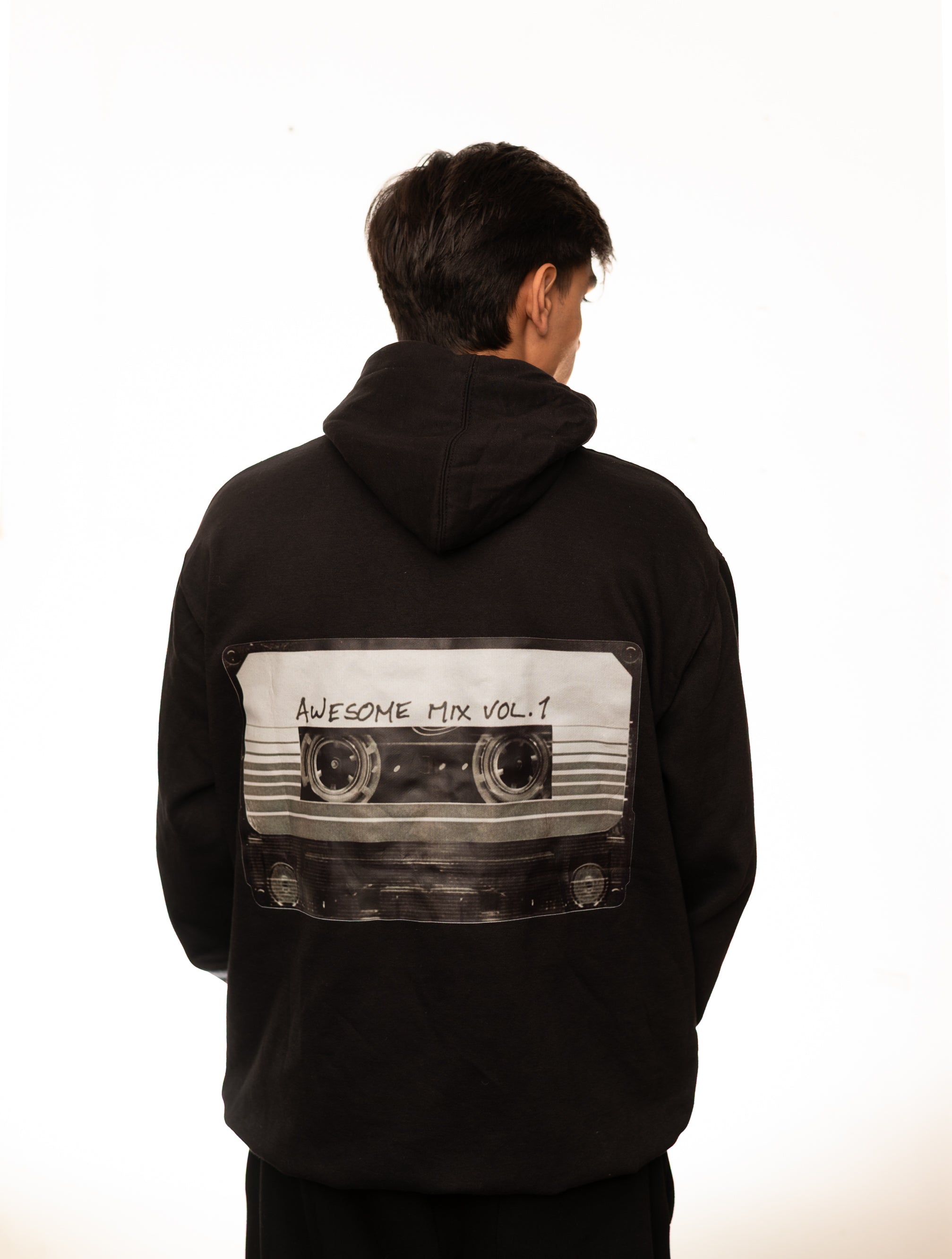 Retro tape hoodie
